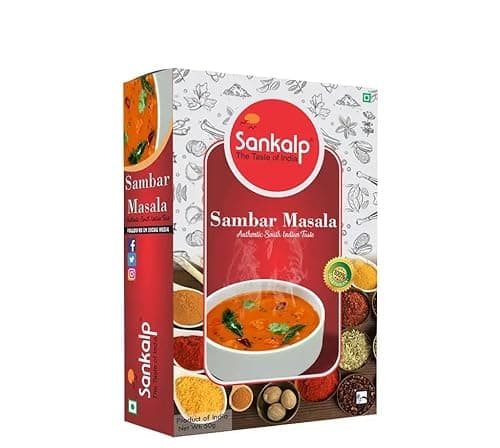 Sankalp Sambar Instant Masala Mix |Authentic South Indian Taste | Instant Sambar Mix Paste 250g*2 Pack