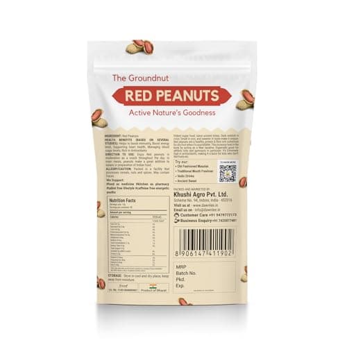 Dawn Lee Raw Red Peanuts 400g | Desi Moongfali (Groundnut) | Natural Protein Snack | Gluten-Free Unpolished Singdana | Healthy Mungfali for Ekadashi, Navratri, Roasting & Chutneys — image 7