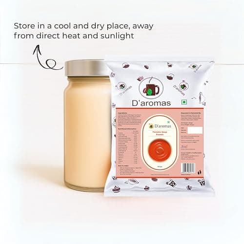 D'aromas Instant Jain Tomato Soup 1.5Kg, Instant Premix Powder With No Onion & No Garlic, Mix Powder, Veg Soup, No Artificial Flavour & Colour (Each 500gm) (Pack Of 3) — image 5