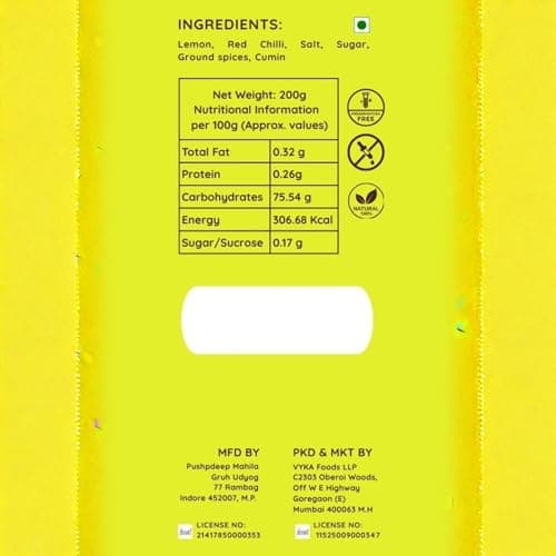 Do Chutki Nimbu Pataka - Hot & Sweet Chilli Lime Chutney 200g | Khatta Meetha Sweet Lemon Chunda Chatni | Meethi Chutney | No Onion No Garlic — image 2