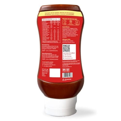 Troovy Healthy Tomato Ketchup | No Onion and No Garlic | No Processed Sugar (uses Jaggery) | 100% Chemical Free | No Preservatives | No MSG | No Sodium Benzoate | All Natural Ingredients | Contains Minerals like Iron | Tastes like Regular Tomato Ketchup | Pack of 2 — image 8