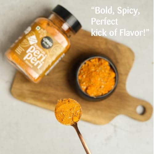 Omas Fresh Jain American Peri Peri Seasoning | No Onion, No Garlic Peri Peri Seasoning Best for Makhana, Pop-Corn, Savouries (65g) — image 2