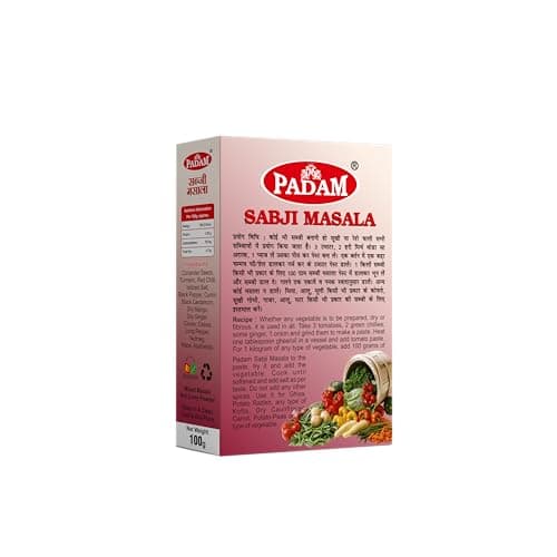 Padam Sabzi Masala, NO ONION NO GARLIC (Pack of 100gX2) — image 2