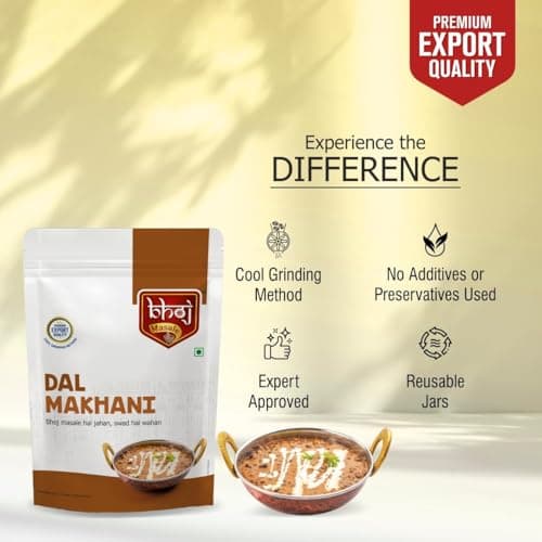 Bhoj Masale Dal Makhani Masala 200 GM each (Pack OF 2) | Dal Makhani Masala Natural And Fresh Authentic Spice Blend.No Colour, No Preservatives, No Onion & No Garlic (Jain Masala) — image 7
