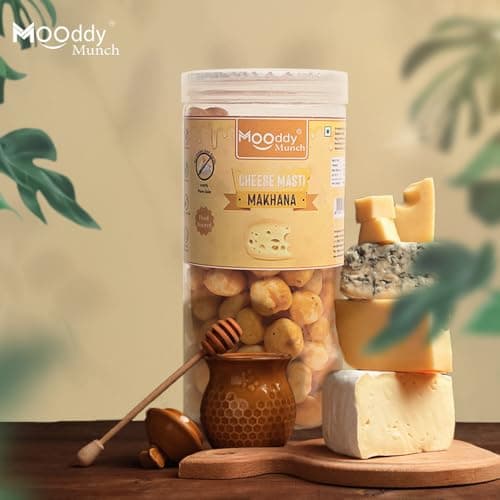 MOODDY MUNCH (Noodles, Cheese Masti, Himalayan Salt) Combo of Roasted Makhana Fox Nuts Lotus Seeds | Jain Flavour| Healthy Snacks | Zero Trans Fat | Zero cholesterol | (Pack of 3, Total 210 gm) — image 7