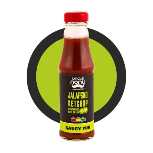 Uncle Nonu Healthy Tomato Ketchup -Shaitaan-Spicy | No Processed Sugar (uses Organic Raw Sugar) | 100% Chemical Free | No Preservatives | No MSG | All Natural Ingredients | 200gm — image 5