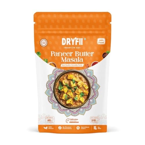 Dryfii Ready-to-Eat Instant | Jain Paneer Butter Masala & Jeera Rice | Pure Veg | Freeze Dried | No Onion, No Garlic | Rehydrated Weight 440 g — image 4