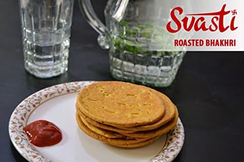 Svasti Dry Whole Wheat Jaggery (Gud) Bhakhri Snacks - 200 gms (Pack Of 4) | Roasted Healthy Gujarati Snacks | No Maida | No Artificial Colours | No Onion & No Garlic | Vacuum Packed — image 5