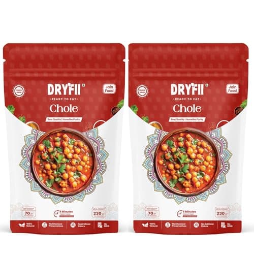 Dryfii Ready-to-Eat Instant Jain Chole | Pure Veg | Freeze Dried | No Onion, No Garlic | Rehydrated Weight 920 g (Pack of 4) — image 8