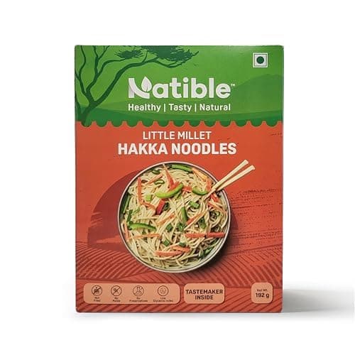 Natible Millet Hakka Noodles Combo Pack I No Maida I Not Fried I No MSG I Easy & Ready To Cook Noodles (Pack of 2) — image 5