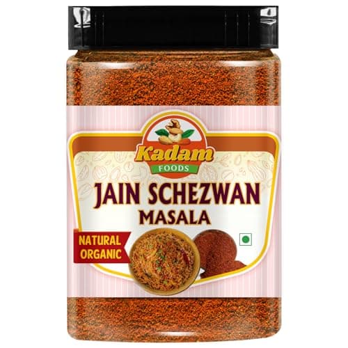 Kadam Foods Jain Schezwan Masala, Natural Organic, Spice Powder with Capsicum, Red Chilly, Paprika and Mixed Spices (250g) — image 2