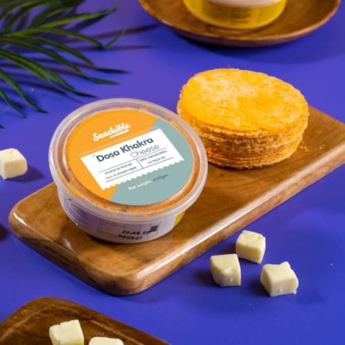 Snackible Cheese Dosa Khakra (Pack of 3) - 100gm | Healthy Snack | Millet Snack| No Palm Oil | High Fibre | Zero Transfat | Zero Cholestrol | Healthy Khakra — image 7