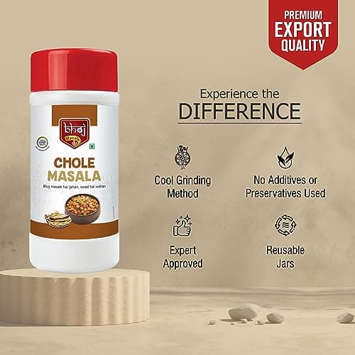 Bhoj Masale Chole Masala 450GM | Blended Spice With Natural Oils for Authentic Taste and Colour | For Healthy Delicious & Flavourful Cooking. No colour, no preservatives, no onion and no garlic ( Jain Masala ) — image 7