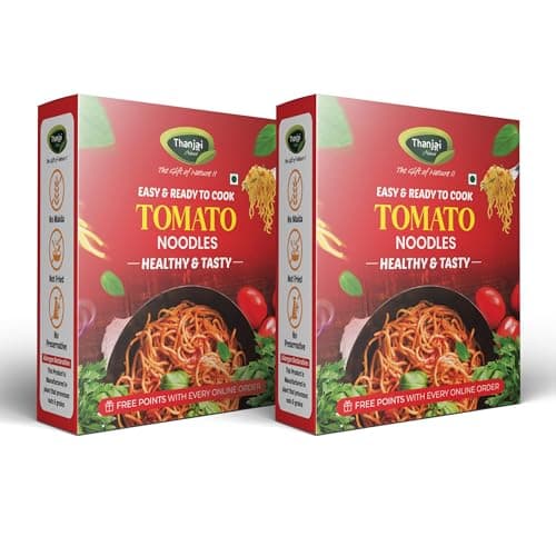 Thanjai Natural Tomato Noodles 180 Grams of Homemade Natural Noodles (No Maida Hakka Noodles, Not Fried, No MSG, Classic and Mild Millet Noodles No Maida Hakka Noodles, Not Fried, No MSG, Classic Millet and Mild Millet Noodles No Preservatives, No Chemicals, No Artificial Extract) — image 5