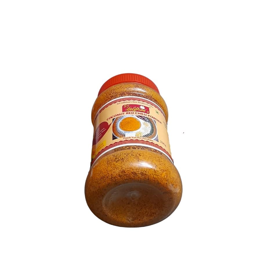 Sri Lalithaa’s Coconut Red Chilli Powder (Thengai Podi/Kobbari Karam Podi) – Authentic South Indian Spice Mix | No Onion, No Garlic | No Artificial Flavours or Colours — image 7