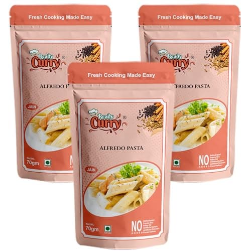ReadyCurry | Alfredo Pasta | Jain | No Onion No Garlic| Spice Mix | Gravy Masala | Ready to cook in 10 minutes| Home style taste |No Dehydrated | No Freeze Dry |No Artificial Colours or Flavours or Preservatives| 70g (Pack of 6) — image 6