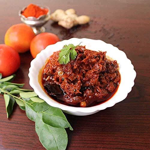 Sitara Foods Tomato Pickle Tamota Aachar Without Garlic Home Made 1000 grams Bag — image 2