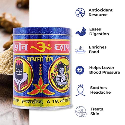 Shivom Brand Hathras Compound Hing Powder | Agmark Certified By Govt. | For Daily Use - No Garlic, No Onion | Healthy & Aromatic Asafoetida | 50 Gm. — image 3