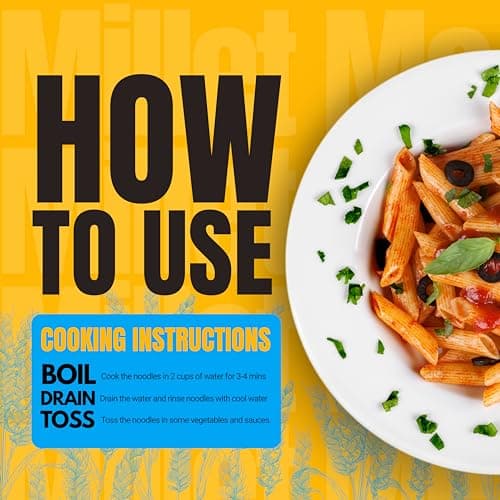 Millet Me by Kuizeens Keto Pasta - 250g (Pack of 1) | Ultra Low Carb & High Protein penne pasta | Diabetic Friendly & Keto Diet Approved | No Added Sugar, Maida-Free & Gluten Free | No Onion No Garlic | Jain-Friendly | Instant Pasta — image 6