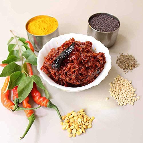 Sitara Foods Red Chilli Pckle Pandu Mirapakaya Aachar Without Garlic Home Made 1000 Grams pack