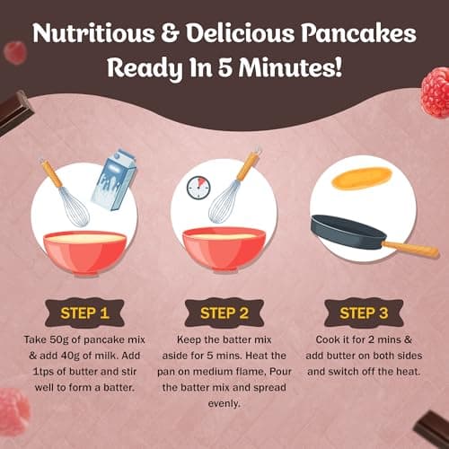 ME & MILLETS Chocolate Flavor Millet Pancake Mix 150g X 2 — image 6