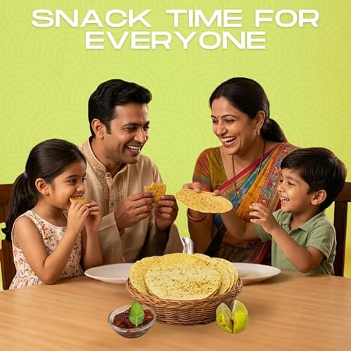 Netri Cheese Dosa Khakhra - 50 gms each, Pack of 4 | Ready to Eat Traditional Khakhra Snacks | Gluten Free Khakhras | Vacuum Packed Khakra Fresh Gujarati Snacks with No Onion & No Garlic | Roasted Dosa Khakhras — image 5