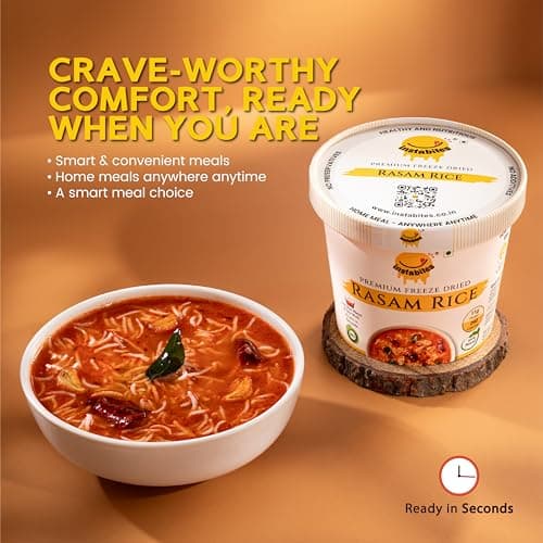 Instabites Ready to Eat Rasam Rice Cup 65g, No Added Preservatives and Ready to Eat in Minutes - Pack of 1 — image 4