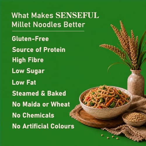 SENSEFUL Little Millet Gluten-Free Noodles - 200 gm — image 4