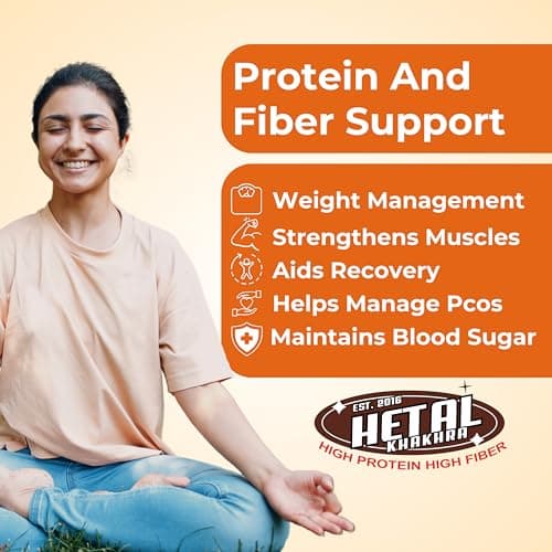 Masala Khakhra | JAIN | Crispy | Ready To Eat | High Protein High Fiber| No Palm Oil | 200g Vacuum Pack Of 2 — image 5