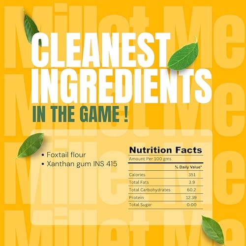 Millet Me By Kuizeens Foxtail Millet Pasta - 230g (Pack Of 4) | Gluten Free | Low-carb Diets | Low-carb Diets | Easy-to-make | Rich In Nutrients | No Msg | No Preservatives | Instant Pasta | Jain | No Onion & Garlic — image 2