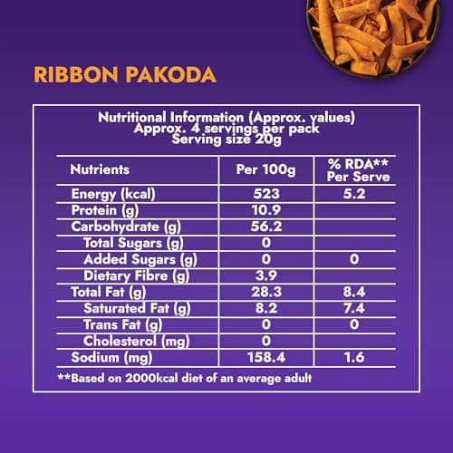 Sweet Karam Coffee’s South Indian Crunchy Combo Pack - Ribbon Pakoda & Special Madras Mixture | No Maida & No Vanaspati, Zero Trans Fat, Heart-healthy Oil | Authentic Taste of Tradition (95g Each) — image 2
