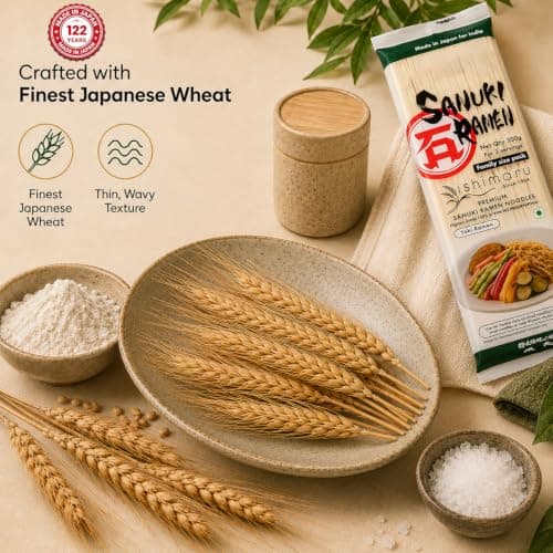 Ishimaru Premium Sanuki Ramen Noodles - 300g | Made in Japan | Highest Grade 100% Japanese Wheat | No Maida, No Preservatives, Not Fried but Dried, No MSG — image 7