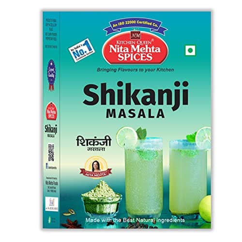 KITCHEN QUEEN NITA MEHTA Shikanji Masala 100g Each (Pack of 2) = 200g | Make Varieties of Shikanji at Home (SHIKANJI MASALA, 2 PACK | 200g) — image 6