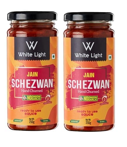 White Light Food Jain Schezwan Sauce L No Garlic No Onion L Ready To Eat Healthy Food-250 Gram, Pack Of 1 — image 7