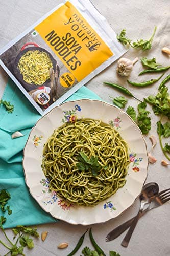 Naturally Yours Soy Hakka Noodles | Soybean & Wheat Protein | No Maida, No Onion No Garlic, Jain Friendly, Vegan, Preservative Free, No MSG | High Protein & Fiber | Tastemaker Inside | 180g Pack of 2 — image 6