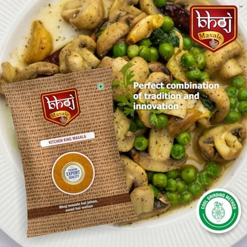 Bhoj Masale Kitchen King Masala Powder 100Gm|Exotic Indian Masala Spices|Essential For Any Kitchen Dish|Natural Spices Mix. No Colour, No Preservatives, No Onion & No Garlic (Jain Masale) — image 4