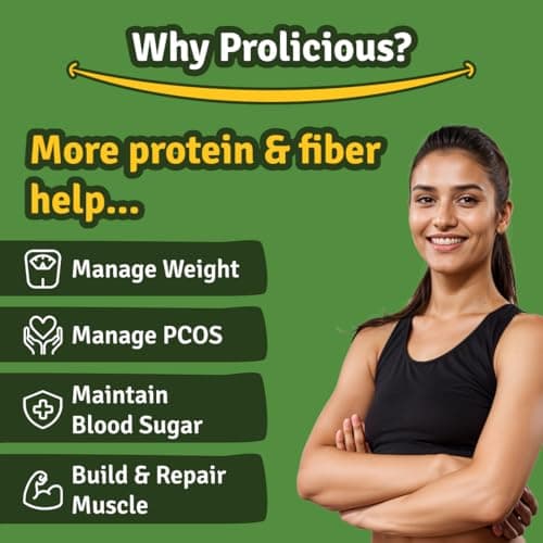 Prolicious Baked Mathri | 10g Protein, High Fiber | Healthy Weightloss Snack | No Palm Oil, No Transfat | Made with Whole Foods | 500g (2 X 250g each) — image 5