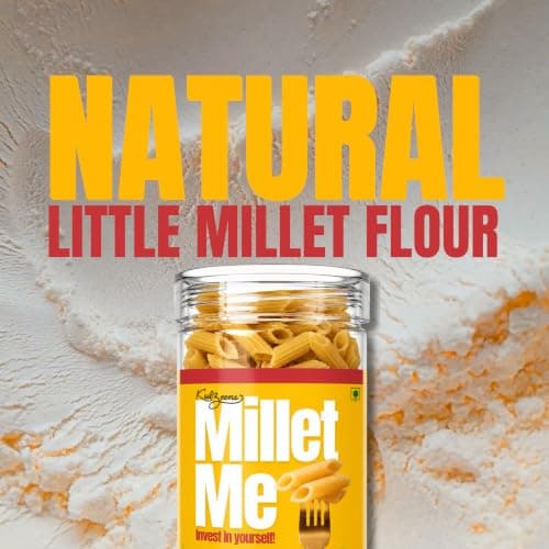 Millet Me by Kuizeens Little Millet Pasta - 230g | Low GI |Protein & Fiber-Rich | Gluten-Free Delight | Low Carb & Low Glycemic Index | Easy-to-Make | No MSG | No Preservatives | Jain | No Onion & Garlic — image 7