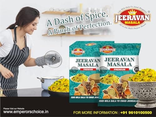 JEERAVAN Masala | जीरावन मसाला | Poha Raita | No Artificial Preservatives, Colors & Flavors | Taste Maker | Mix of 32 Blended Healthy Spices | 100% Natural Ingredients Pack of - (2) — image 4