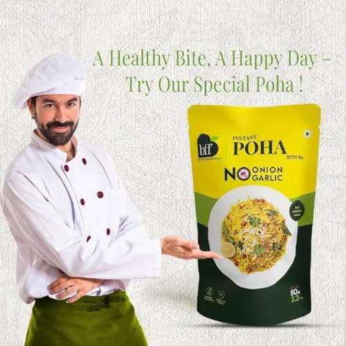 Instant Poha - Pack of 2 (90g Each) | Indian Breakfast Mix | Just Add Hot Water | No Added Preservatives | No Onion, No Garlic | Simple & Easy Meal Solution — image 6
