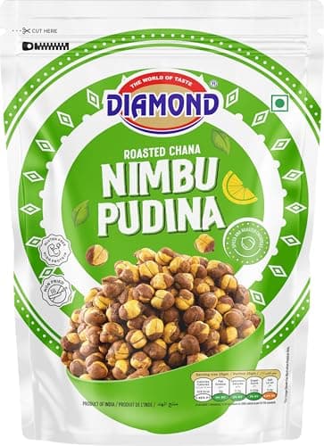 DIAMOND SING Chatpata Masala Chana, Bhuna Chickpeas Snacks & Namkeen, Healthy Snack (150g) — image 3