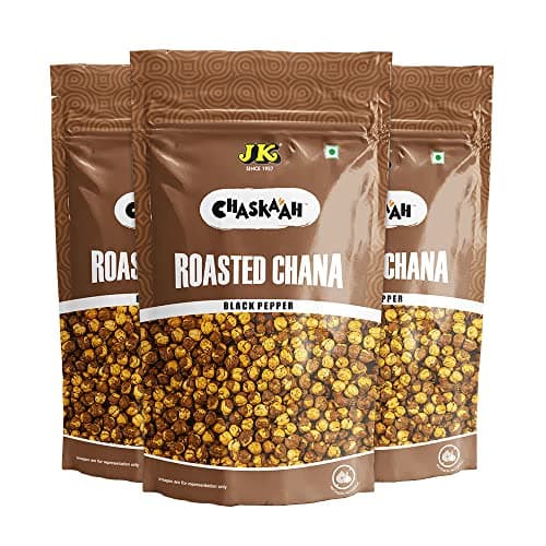 Chaskaah Lemon Pudina Chana 200g by JK | Bhuna Chana | Roasted Masala Chickpeas Roasted Chana | NO MSG | Vegan | Not Fried | Jain — image 8