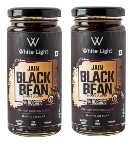 White Light Food Jain Black Bean Sauce l Vegan and Natural Ingredients l Ready to Eat Healthy Food (Pack of 1, 250g) — image 6