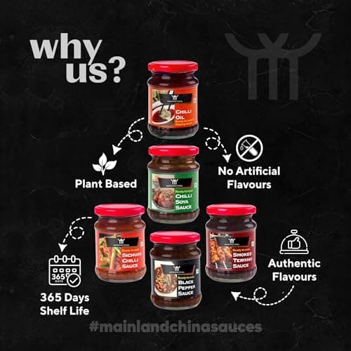 Mainland China Smoked Teriyaki Sauce 225g | Ready to Cook Plant Based Superfood | No Artificial Flavours | Rich in Vitamins & Minerals | Perfect for Stir Fry, Japanese Cuisine & Restaurant Style Meals — image 5