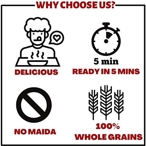 Naturally Yours Noodles Combo – Multi Millet, Red Rice & Quinoa | No Maida, No Onion No Garlic, 100% Jain Friendly | Vegan, Non-Fried, High Protein & Fiber | 180g Each, Pack of 3 — image 8