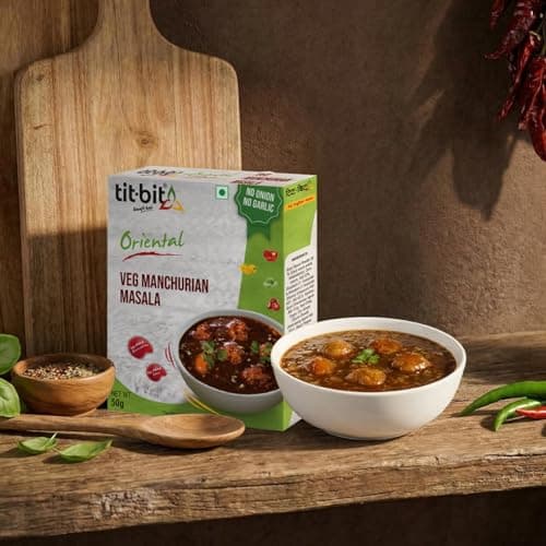 Tit-Bit Manchurian Masala Mix Pack of 5 (250g) No Onion No Garlic - Restaurant Taste at Home - Quick & Easy Cook in Minutes - Manchurian Gravy Mix Seasoning — image 5