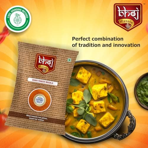 Bhoj Masale Shahi Paneer Masala Powder 100Gm |Authentic Blend Of Spices For Delicious North Indian Curry|Ideal For Home Cooks, No Colour, No Preservatives, No Onion & No Garlic (Jain Masala) — image 4