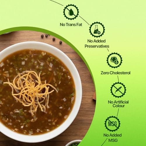 Tit-Bit Veg Manchow Soup Pack of 5 (250g), Hot and Spicey Chinese Soup, No Onion No Garlic Ready-to-eat Manchow Soup Packets for Easy Preparation — image 3