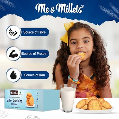 ME & MILLETS Jowar Delight Cookies, 75g X 2 — image 8