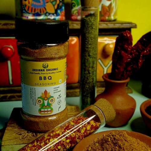 Indiana Organic BBQ - Authentic Smoked Seasoning - 100 g (No Onion and Garlic) — image 2
